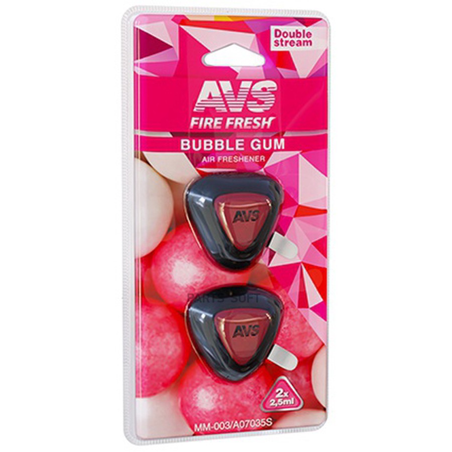 Ароматизатор на печку (Buble Gum/Бабл Гам) "AVS" Double Stream (MM-003, мини мембрана) - AVS None None